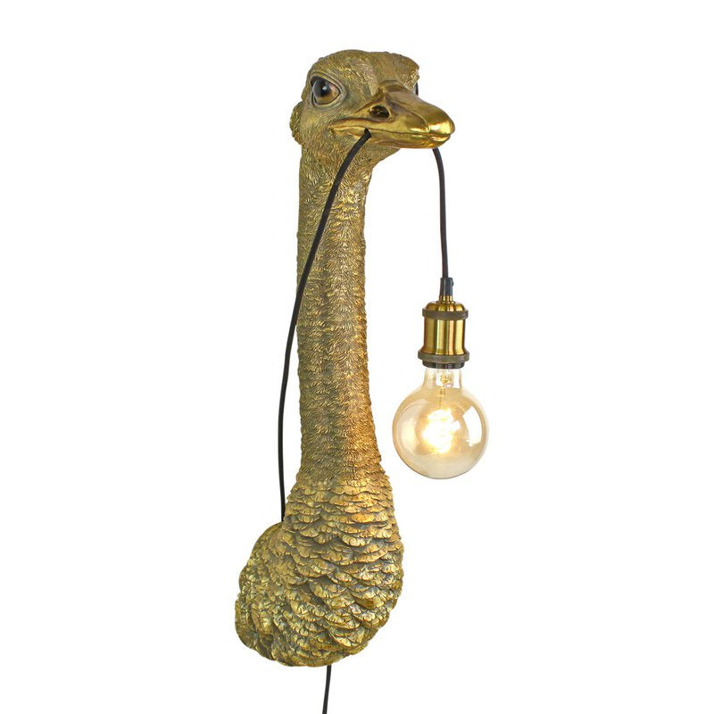 Franz Josef aplique, dorado, poliresina, 24,5x18,5x72 cm