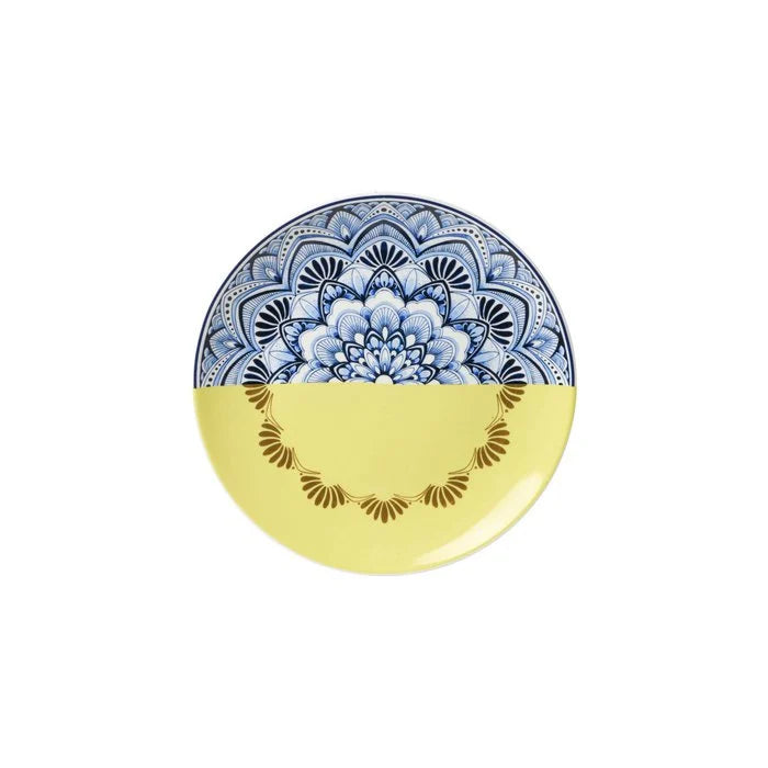 Plato Mandala amarillo