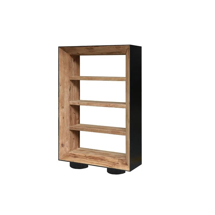ESTANTERIA MADERA RECICLADA PINO 120X40X183 MARRON MB204934