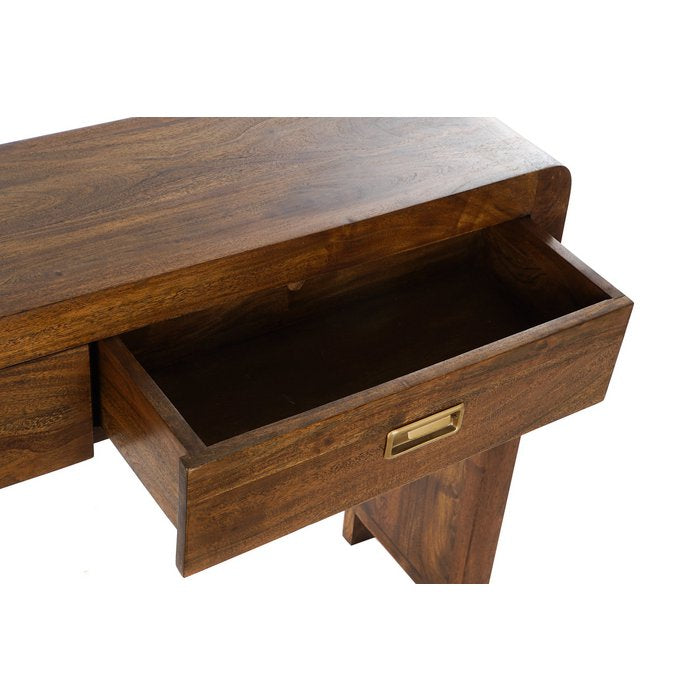 CONSOLA ACACIA 110X27,5X76 NATURAL MARRON MB178511