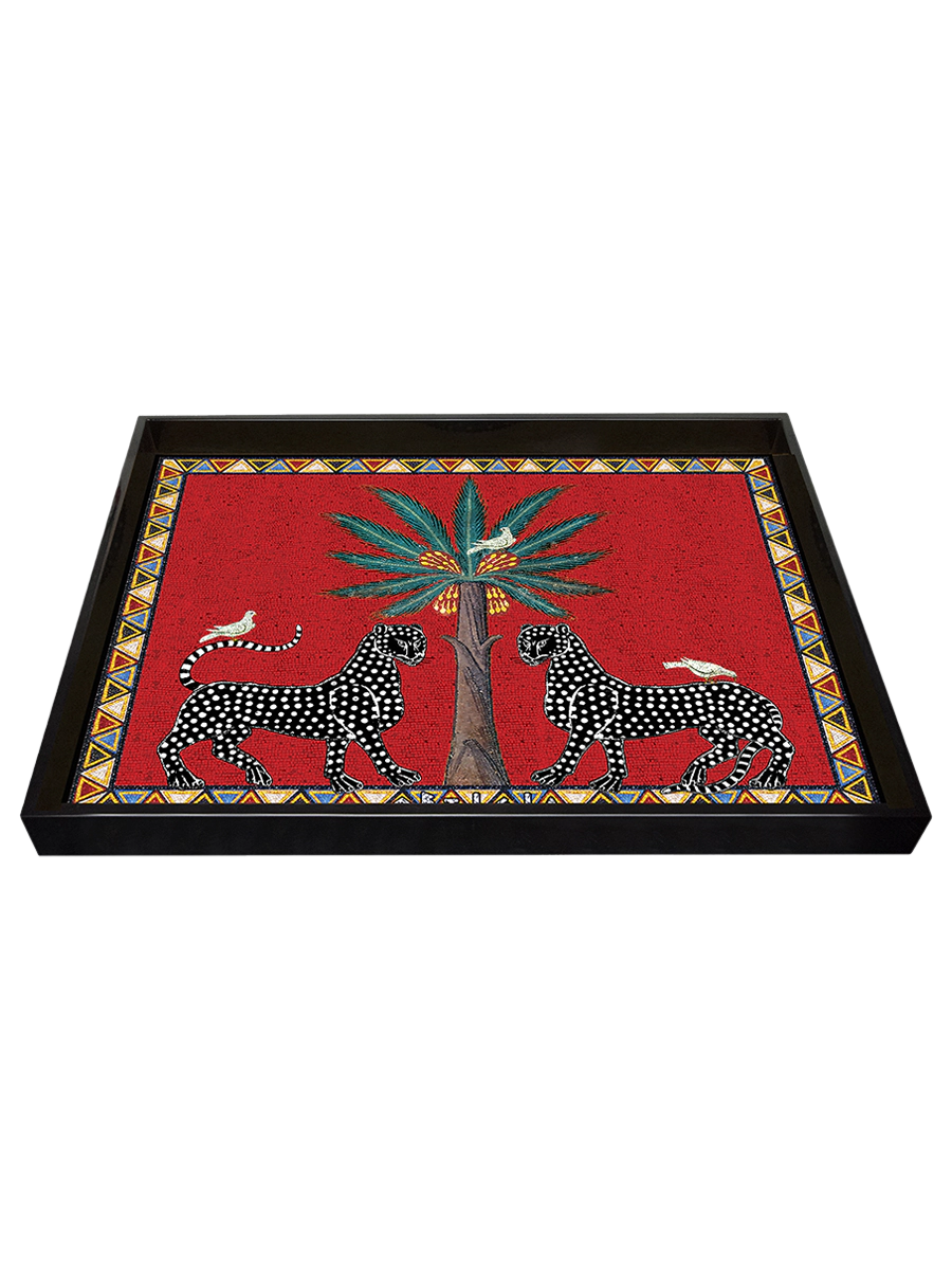 Bandeja grande Mosaico rojo (38 x 28 cm)