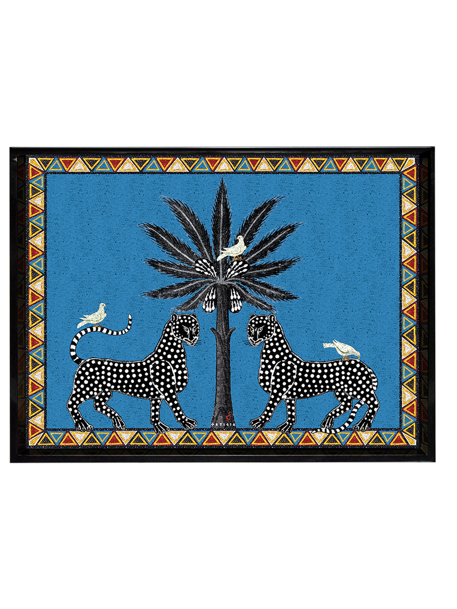 Tray Large Blue Mosaico (38 x 28cm)