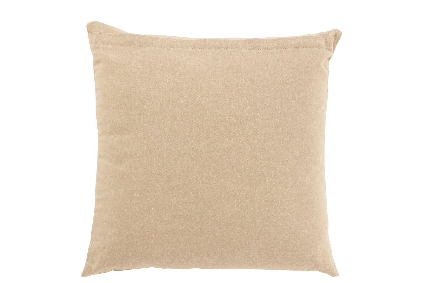 Cojín Flor Espiral Algodón Beige/Rosa