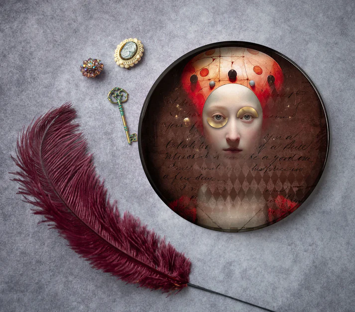 Metal Tray - Alisa - The Ancient Astronaut 2 - 30 cm