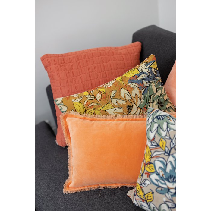 Coussin uni Fara Goyave