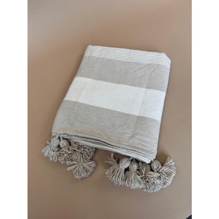 plaid stripe Beige