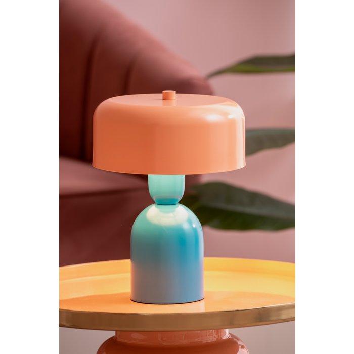 Lámpara de Mesa Doble Funky naranja, azul