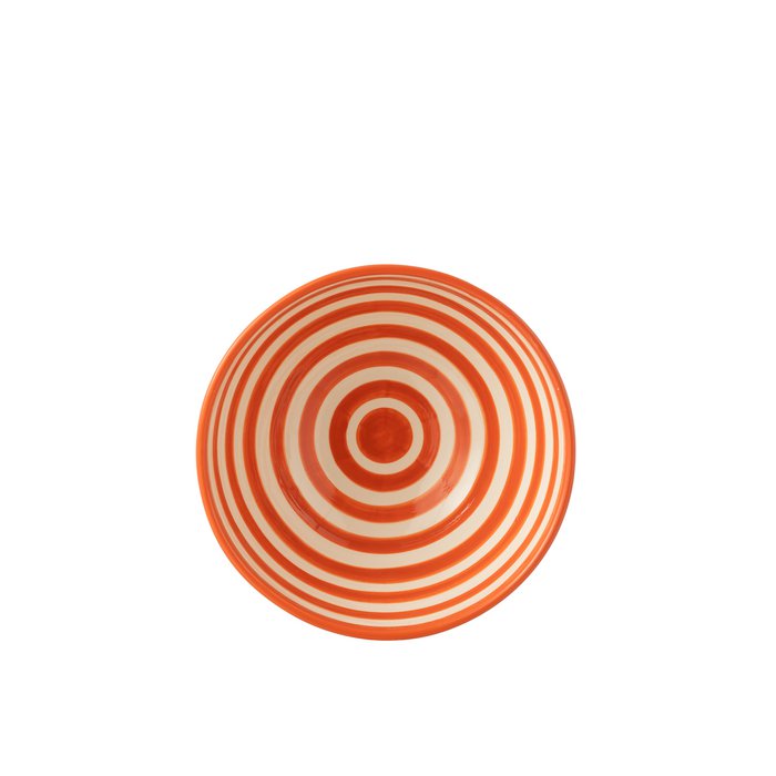 J -Line Kom Granada Stripes High - Cerámica - Blanco/Orange - Grande