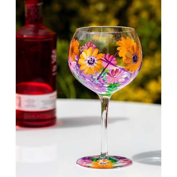 Flora Gin Glass Wild Flowers. COPAS INDIVIDUALES