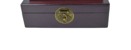 CAJA DE MADERA MORADA