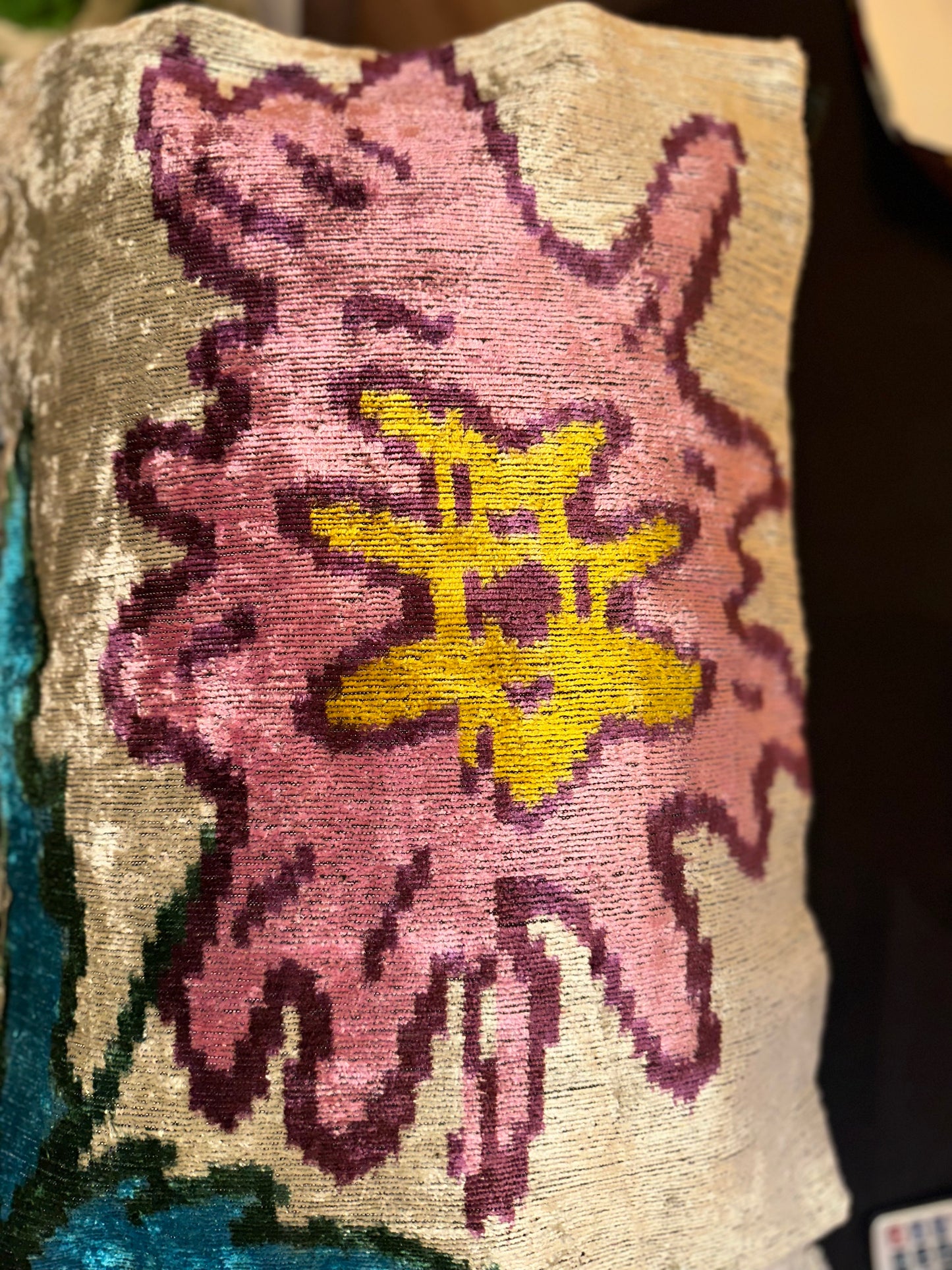 Cojín terciopelo ROSA AM