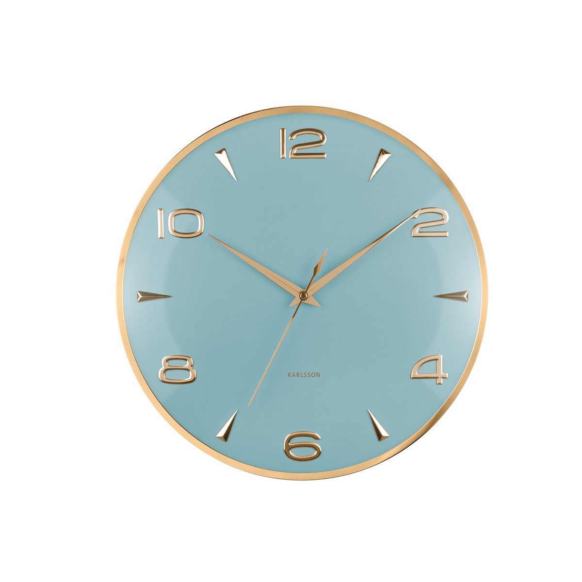 Reloj de pared Sienna Glow azul