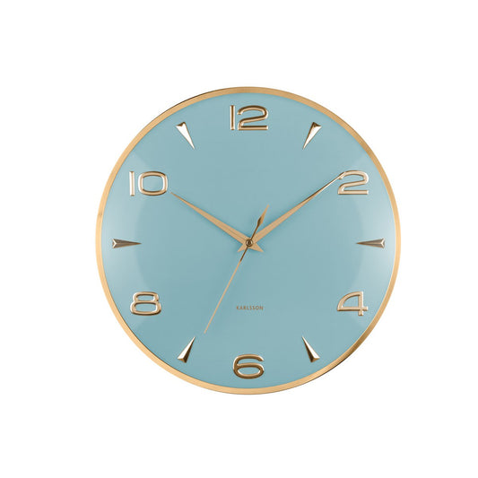 Reloj de pared Sienna Glow azul