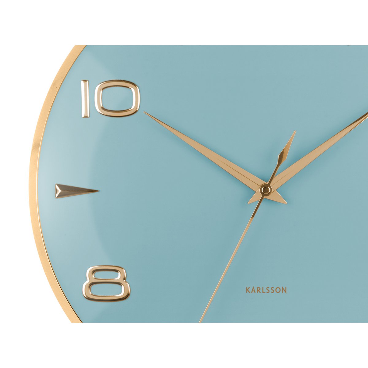 Reloj de pared Sienna Glow azul