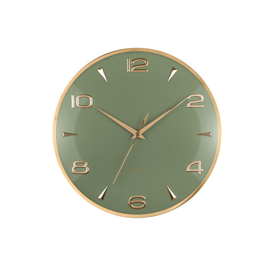 Reloj de pared Sienna Glow verde