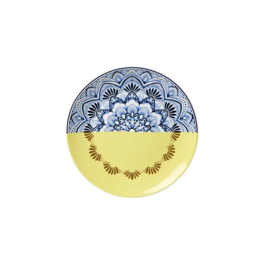 Plato Mandala amarillo