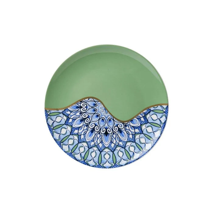 plato Mandala verde