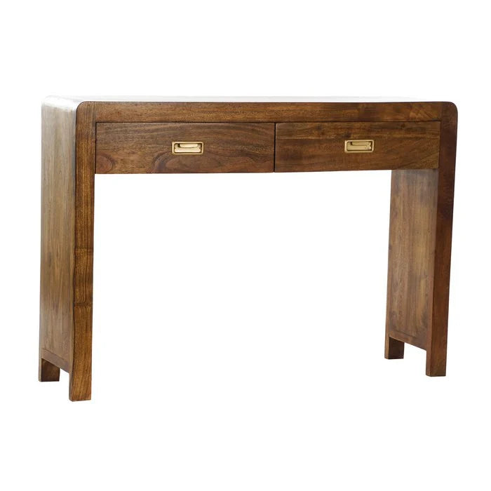 CONSOLA ACACIA 110X27,5X76 NATURAL MARRON MB178511