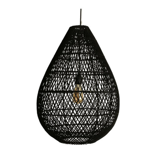 Lampara colgante Maze gota negra