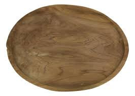 Colección HSM-Houten Bord-ø38x2-Natural-Teca