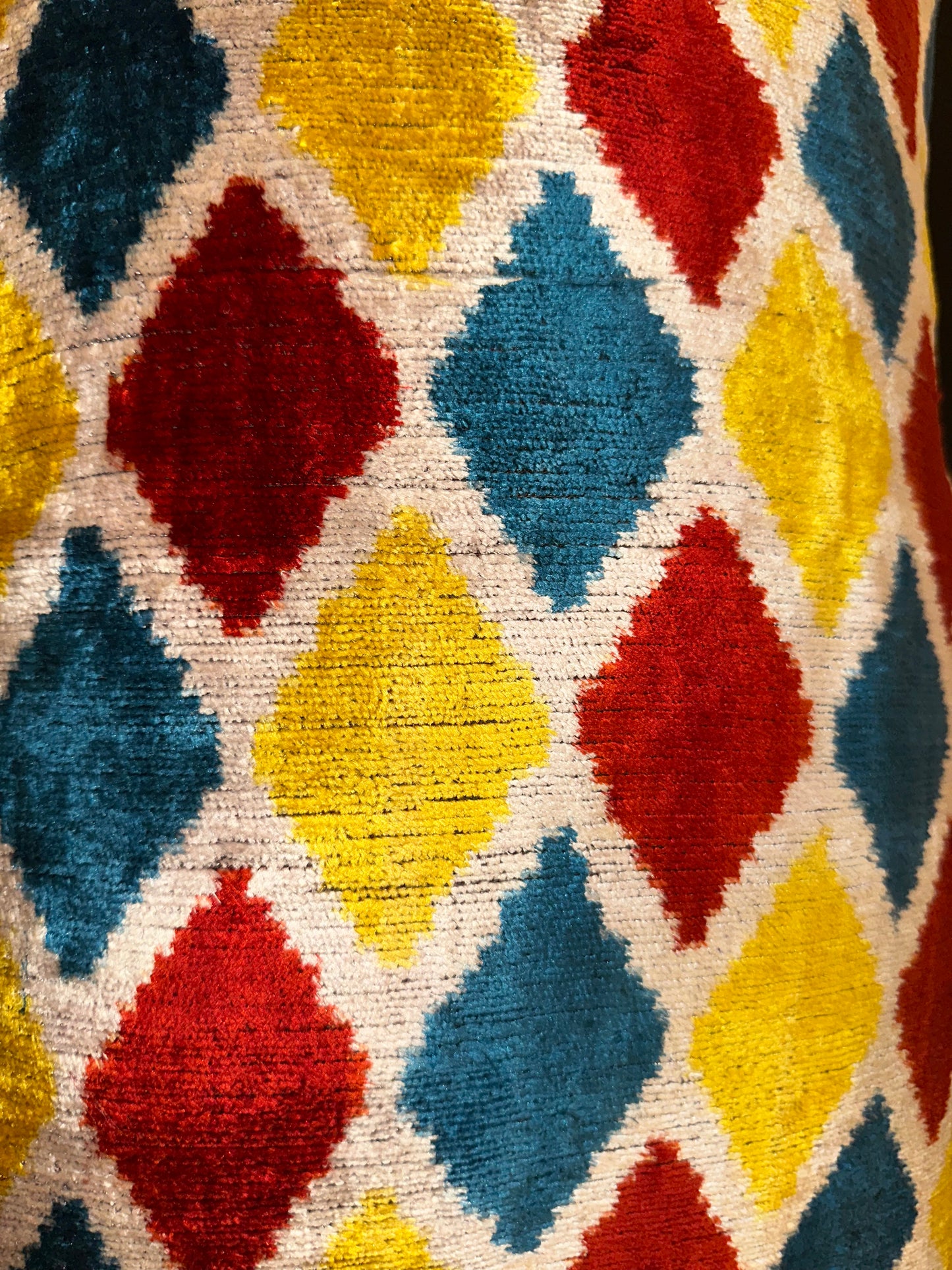 Cojín terciopelo de colores