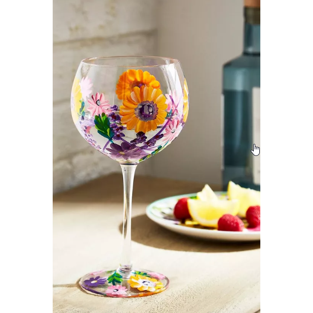 Flora Gin Glass Wild Flowers. COPAS INDIVIDUALES