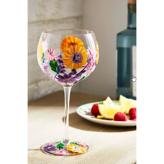 Flora Gin Glass Wild Flowers. COPAS INDIVIDUALES