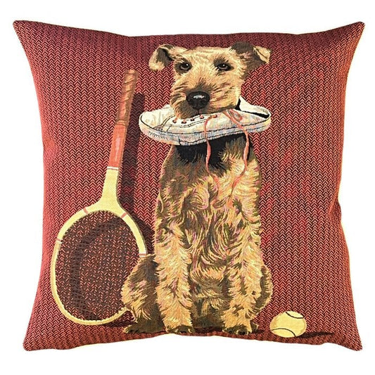 almohada de tenis terrier