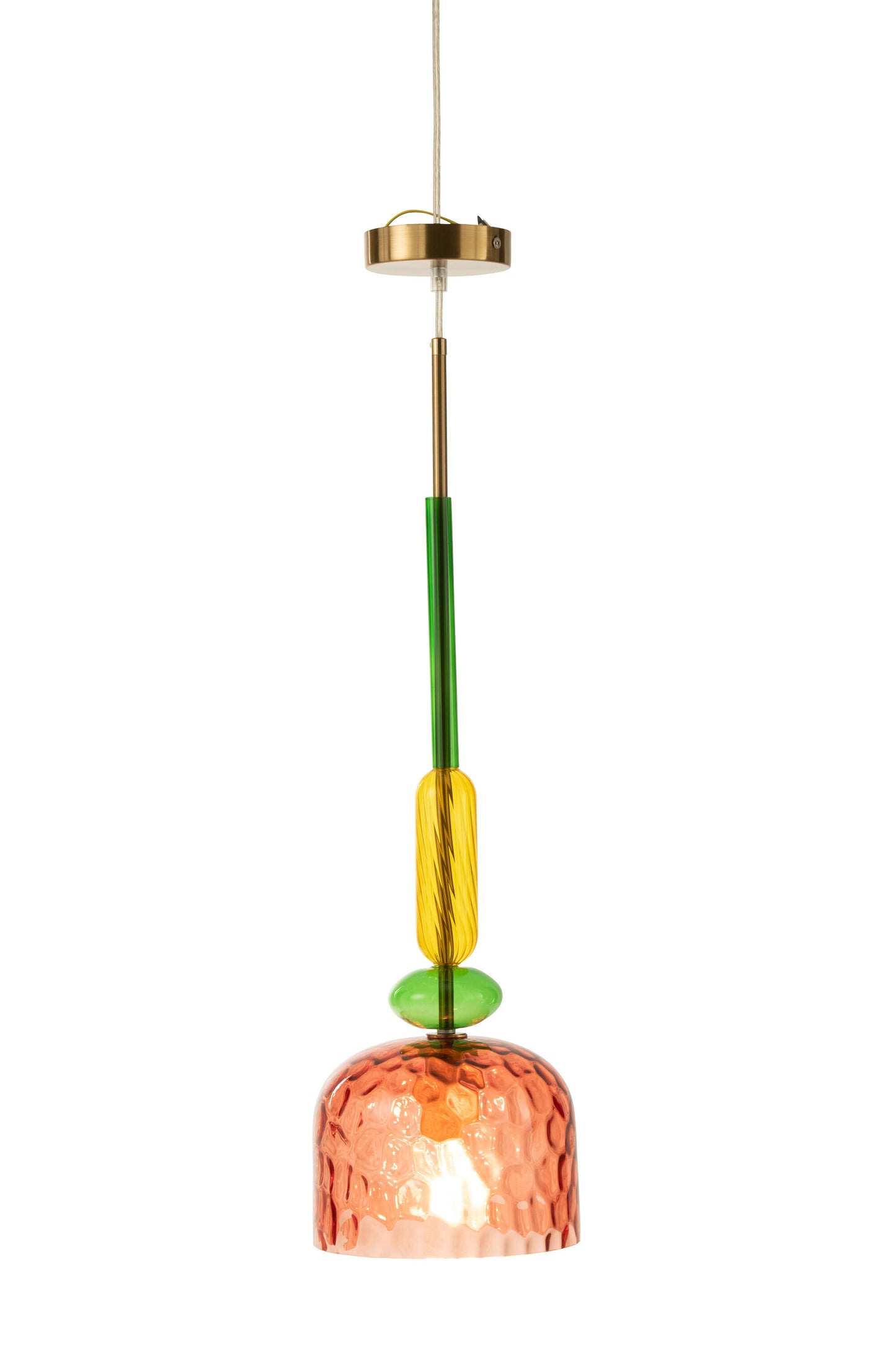 Lampara Colgante Fiona Vidrio Mix (31642)