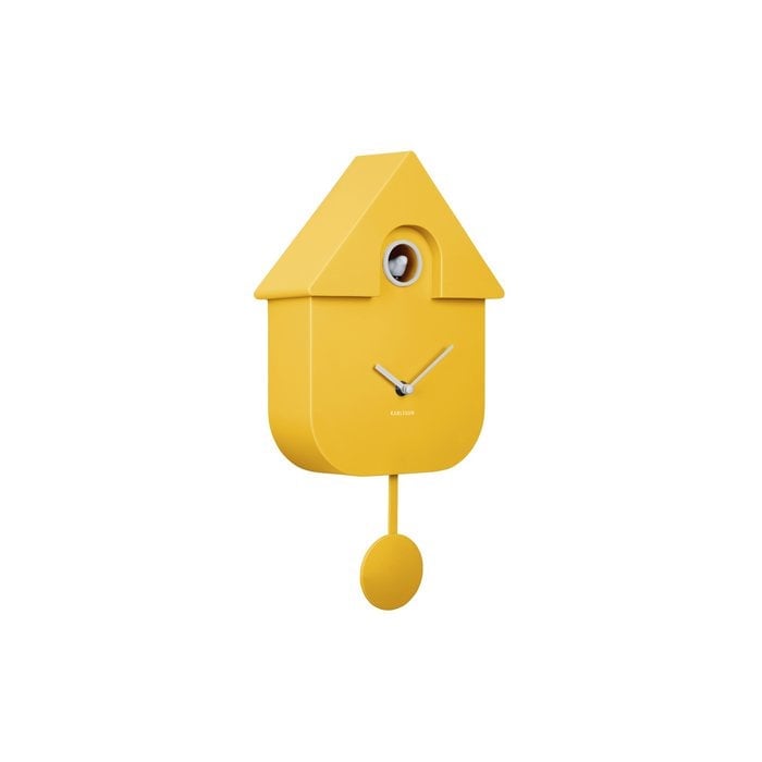 Reloj de pared Cuco moderno Amarillo