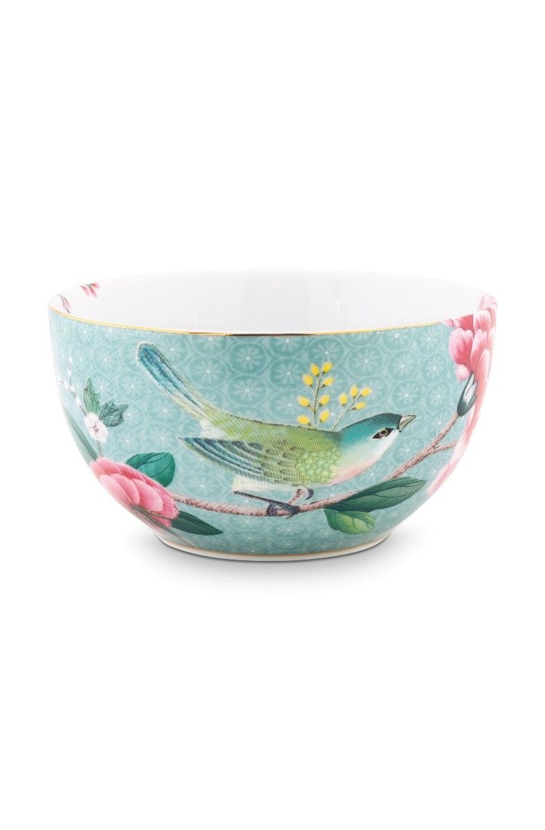 Cuenco Blushing Birds Azul 12cm