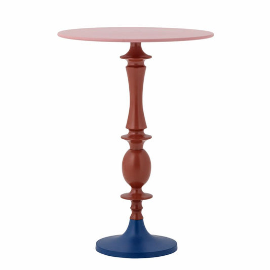Annan Side Table, Red, Aluminum
