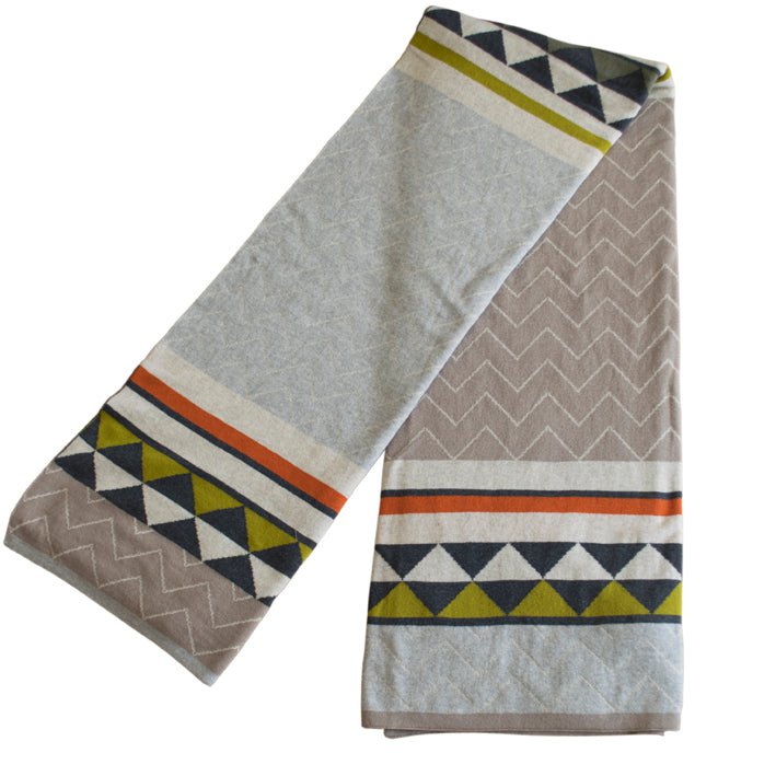 Manta de vilma, algodón de punto Jacquard suave