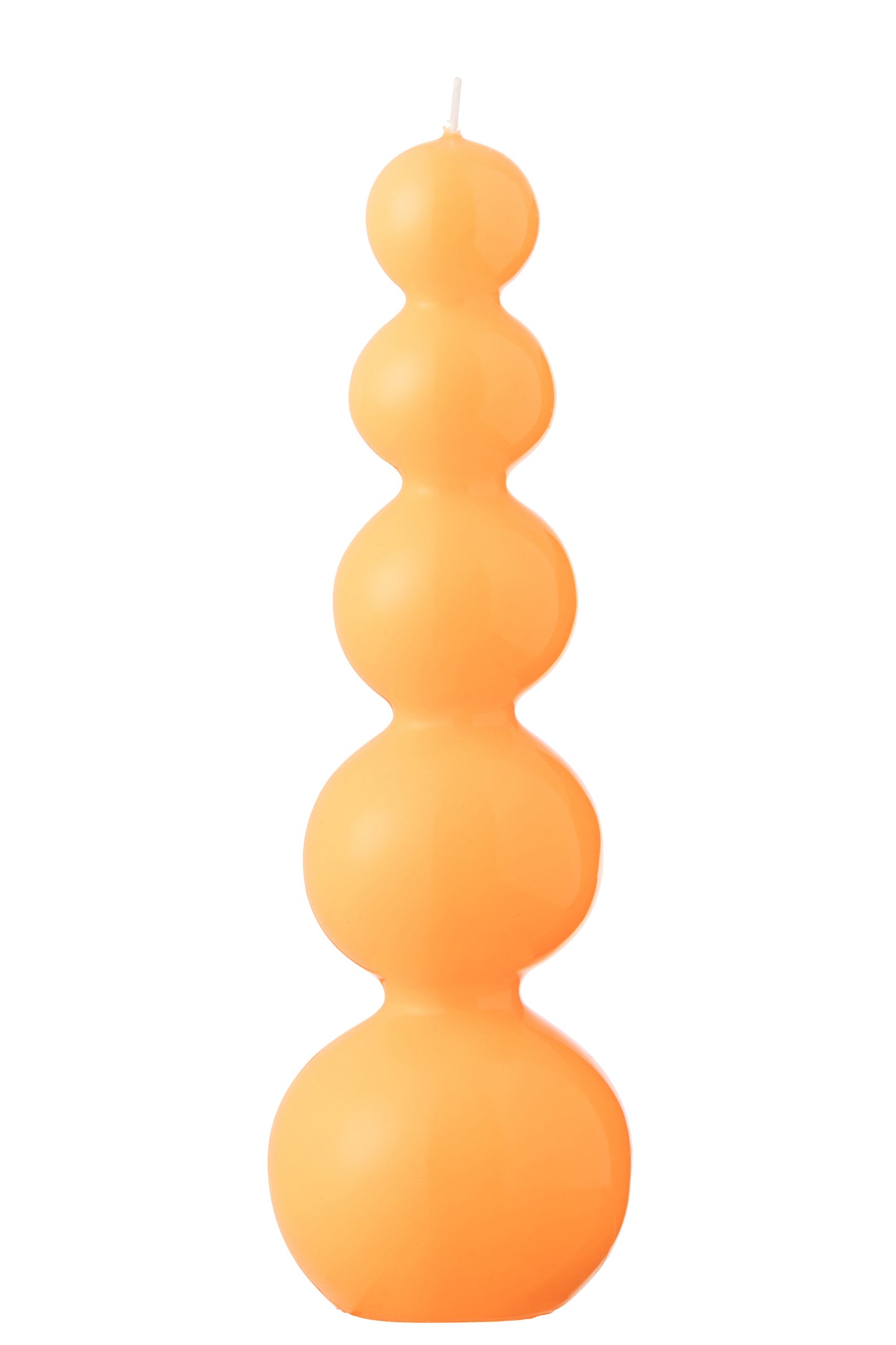 Vela Calabaza Naranja Fluorescente - 25 Horas (50352)
