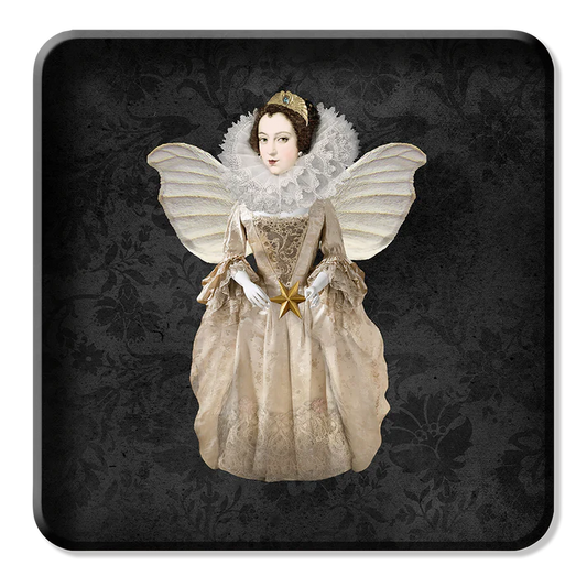 Metal Tray - Golden Princess 4 - 15 x 15 cm