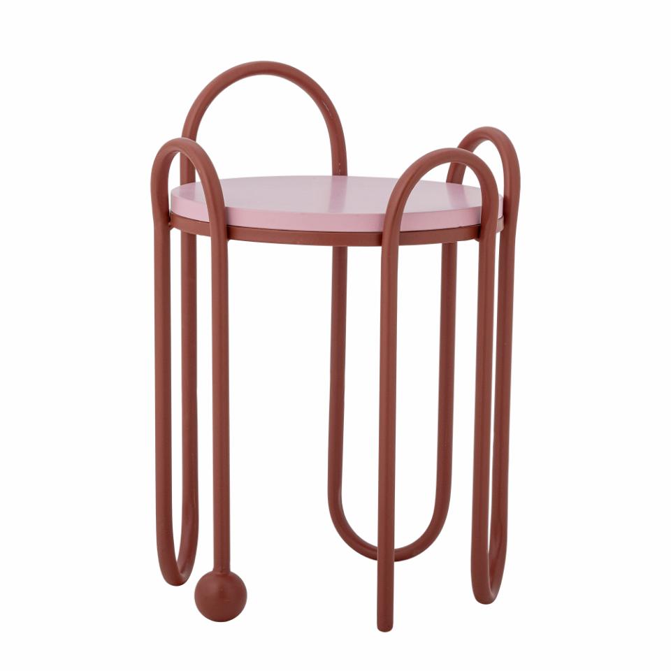 Mesa auxiliar Whimsica, roja, metal