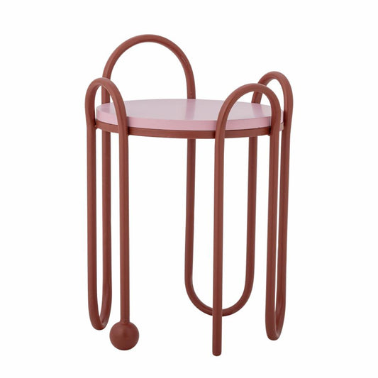 Mesa auxiliar Whimsica, roja, metal