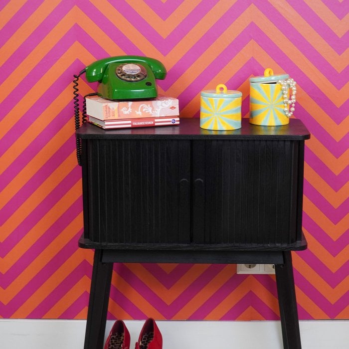 Deco Jar -Swirl - Dolomita - Amarillo/Mint
