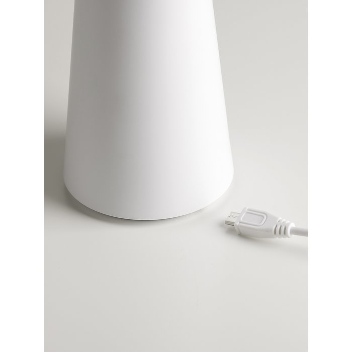 LAMPARA DE MESA BLANCA