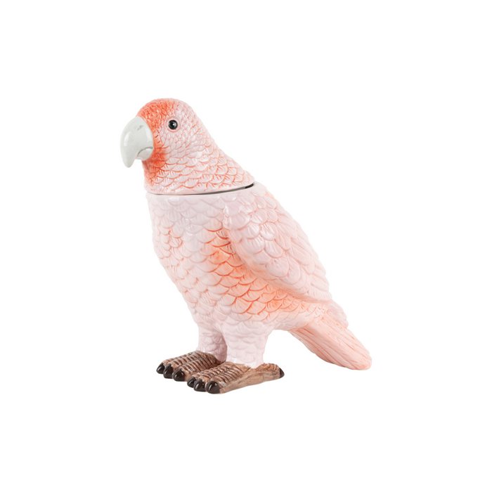 Tarro de almacenamiento pájaro naranja