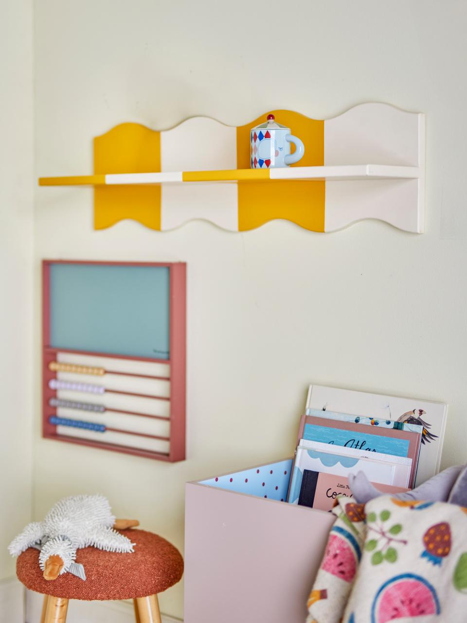 Estante Bubbi, amarillo, MDF