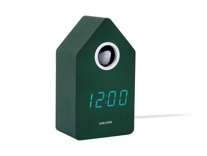 Despertador Cuco LED Verde