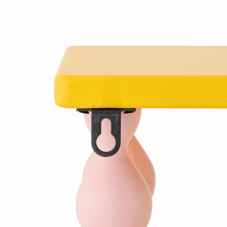 Estante Bibiola, Amarillo, MDF