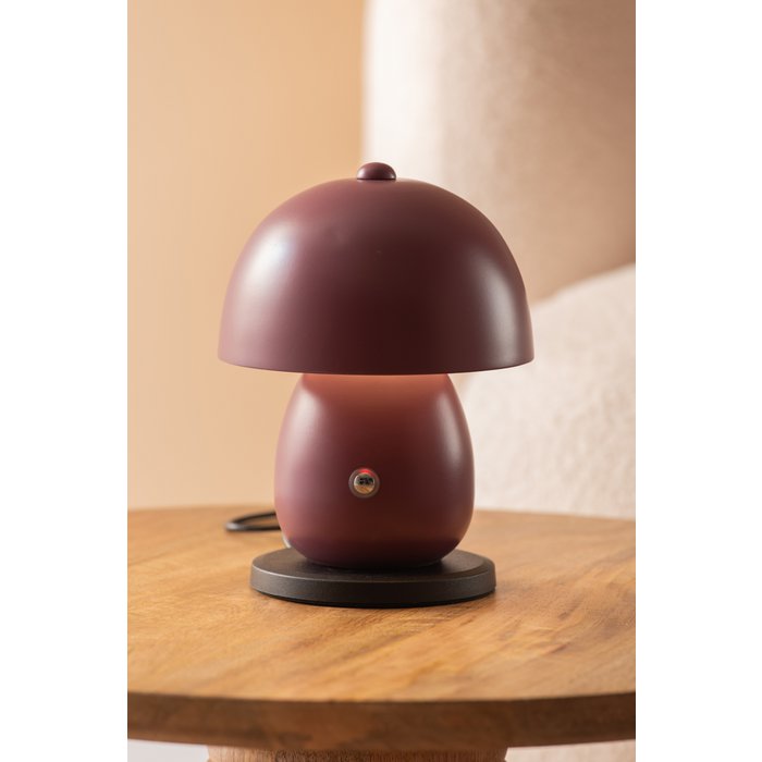 Lámpara de mesa Mono LED purpura