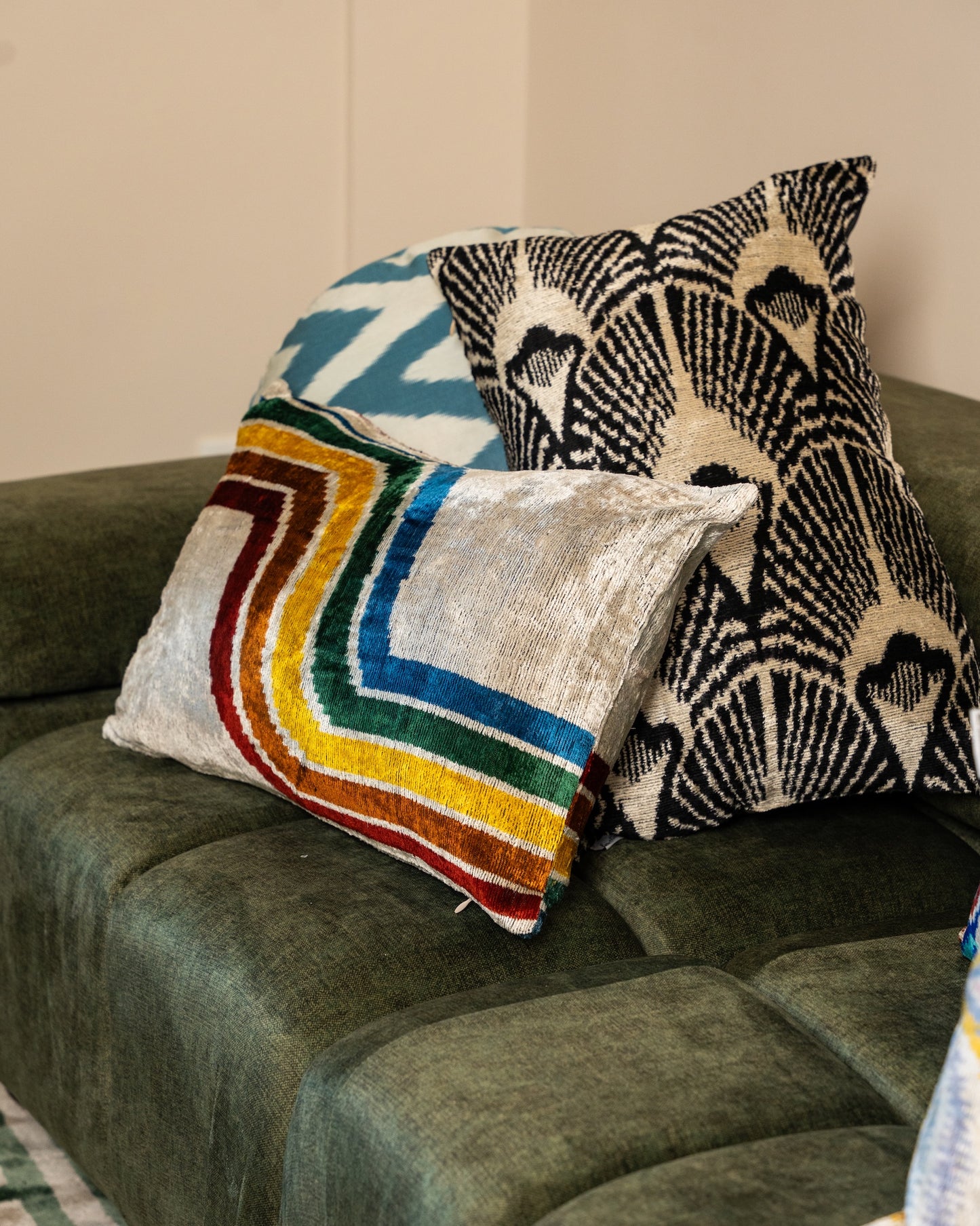 Silk Velvet Cushion - V691
