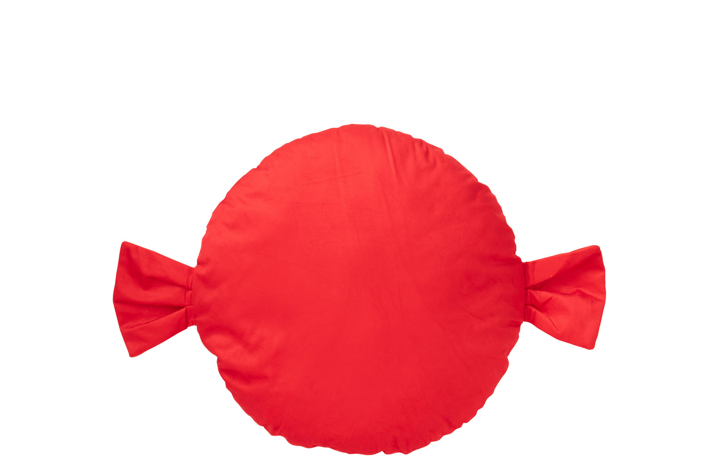 Cojín Caramelo Poliéster Rojo/Blanco