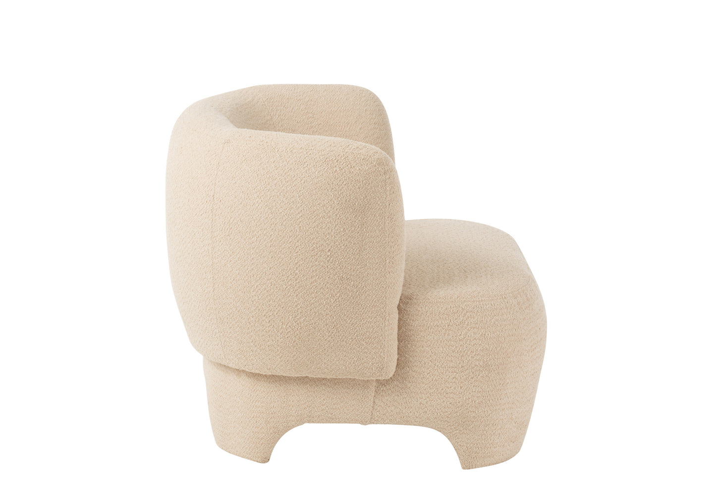 Asiento 1 Persona Tejido Textil/Madera Blanco (38846)