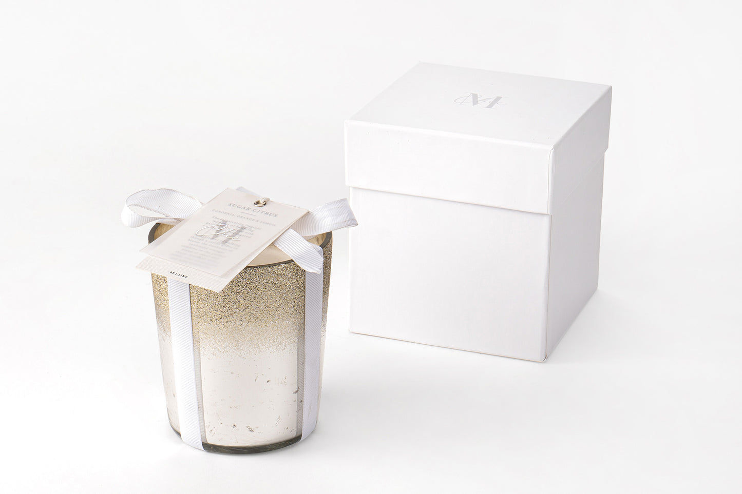 Vela Perfumada M-Chic Cristal Plata Small 48h (16131)
