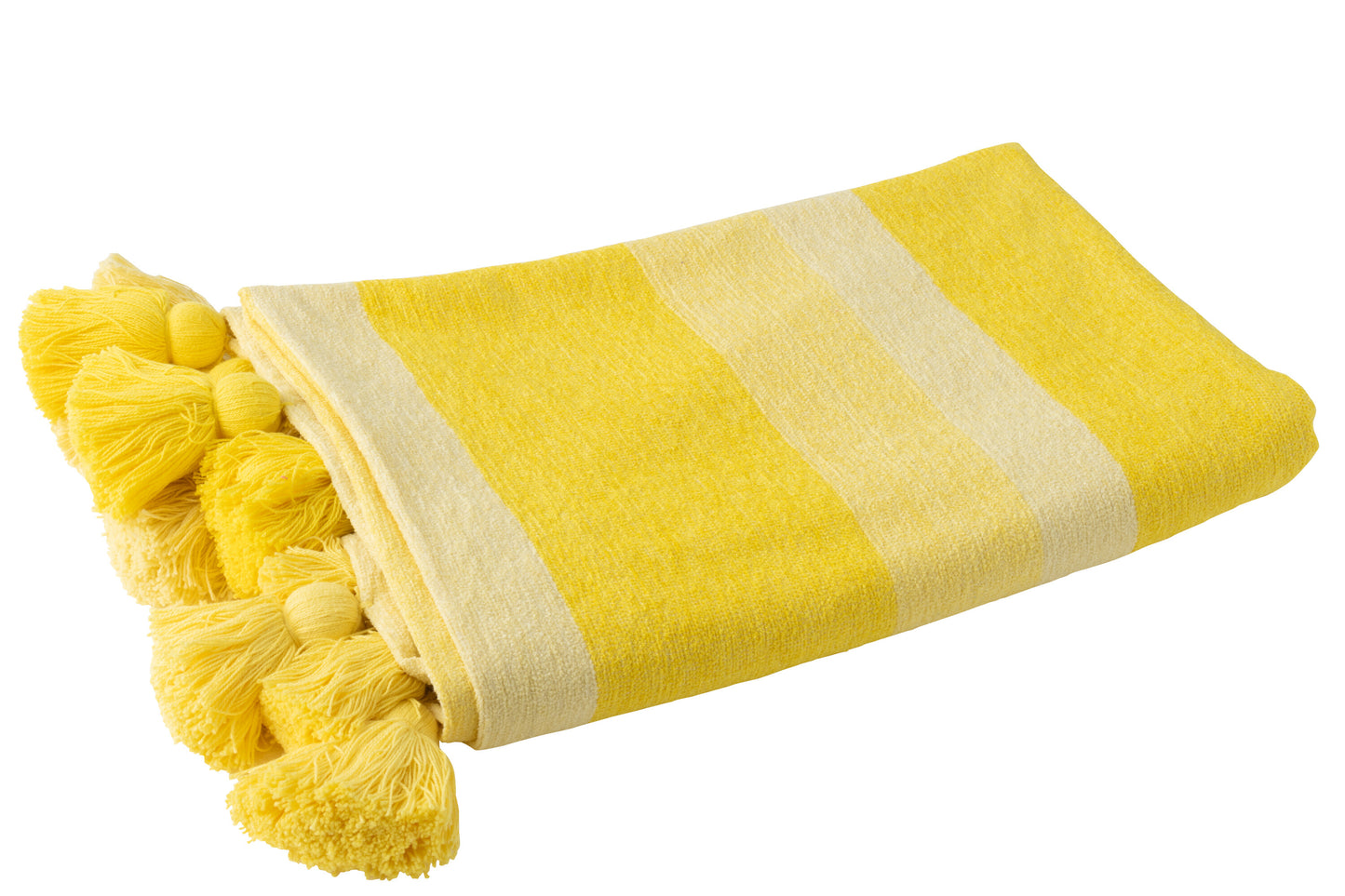 Algodón Líneas + Floches Algodón Amarillo