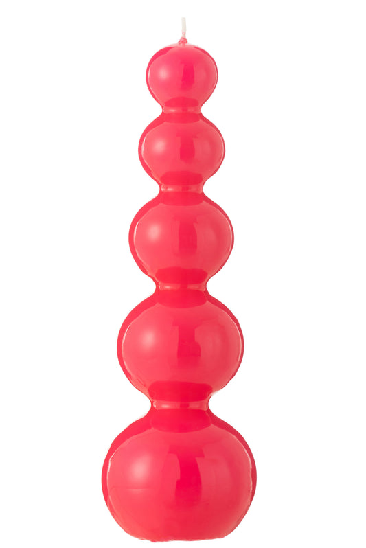 Vela Calabaza Fucsia-25h